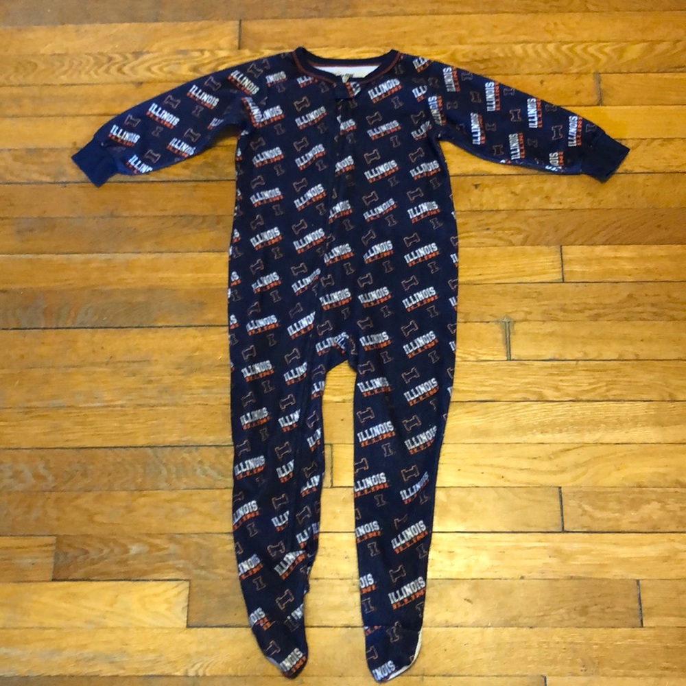 Illinois footed pajamas